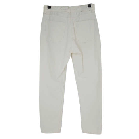 Everlane The Cheeky Straight Leg Jeans White Button Fly High Rise 28 - Picture 2 of 7